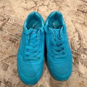 Skechers Turquoise Lace-Up Shoes